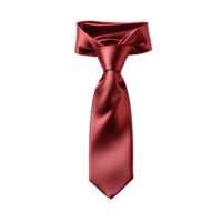 red necktie isolated on transparent background ,red tie isolated png ,generative ai