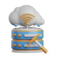 3d rendering data mining isolated useful for cloud, network, computing, technology, database, server and connection design element png