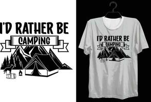 Camping T-shirt Design. Funny Gift Camping T-shirt Design For Camp Lovers. Typography, Custom, Vector t-shirt design. World All Camper T-shirt Design For Adventure