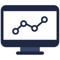 isolate finance and investment flat icon element png