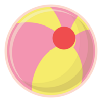 isolera sommar rosa sudd ringa simning boll element png