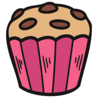 isolate chocolate muffin cake png