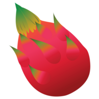 isoleren zomer draak fruit elementen PNG