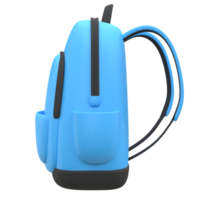 3d School Backpack icon png