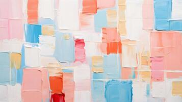 Rectangular and square shaped painting abstract background. photo