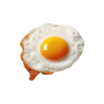 Fried egg isolated. Illustration AI Generative 23285896 PNG