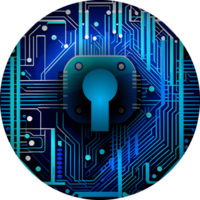 Modern Technology Lock Cybersecurity Crop-out Icon png