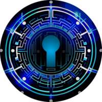 Modern Technology Lock Cybersecurity Crop-out Icon png