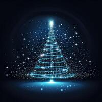 Christmas tree background. Illustration photo