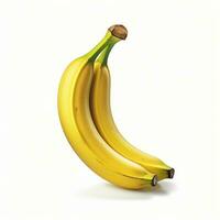 Fresh banana isolated photo