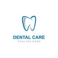 dental, odontología, diente logo plantilla, vector ilustración. adecuado para tu diseño necesidad, logo, ilustración, animación, etc.