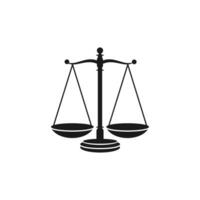 Justice scale icon. Suitable for your design need, logo, illustration, animation, etc. vector