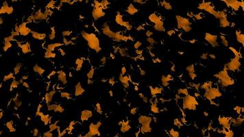 mörk skrämmande flytande orange vatten hav krusning slinga video
