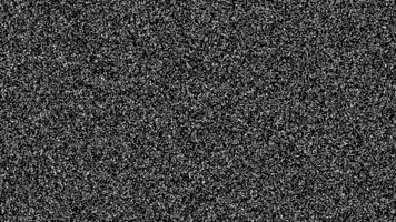 noir et blanc pixélisé bruit animation point matrice boucle video