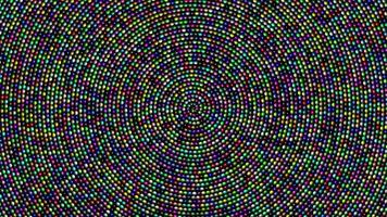 coloré marbres des sucreries orbes perles circulaire mandala boucle video