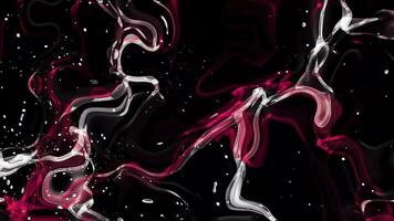 Flüssigkeit wellig, abstrakt Mehrfarbig Flüssigkeit Welle Hintergrund. video