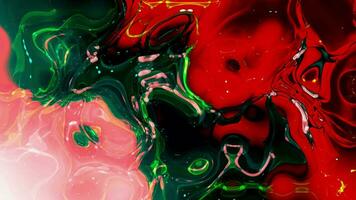 liquid wavy, abstract multicolor liquid wave background. video