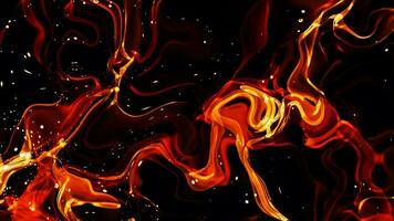 liquid wavy, abstract multicolor liquid wave background. video