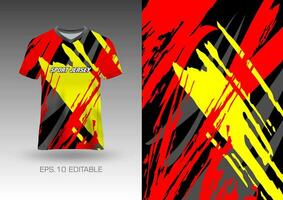 Deportes camisa vector diseño, fútbol jersey Bosquejo uniforme frente ver