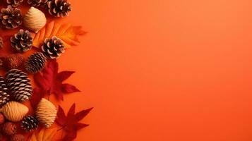 Autumn natural background photo