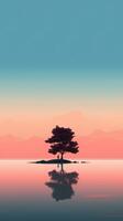 Minimalist natural wallpaper for mobile phone photo