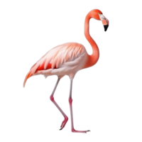 Pink flamingo isolated png