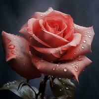 hermosa flor rosa foto