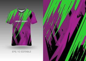 Deportes camisa vector diseño, fútbol jersey Bosquejo uniforme frente ver