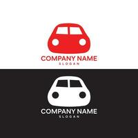 Auto style car logo design with concept sports vehicle vector