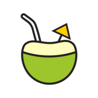 fresh coconut element png