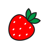 illustration d'une fraise png