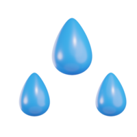 Water Rain Weather 3D Illustration png