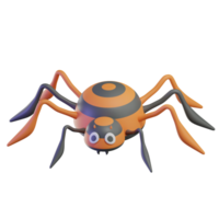 Spider Halloween 3D Illustration png
