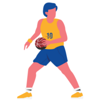 Steuerung Sport Menschen Farbe 2d Illustration png