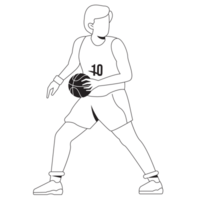 Control Sport People Outline 2D Illustration png