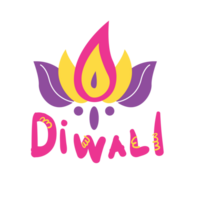 Diwali 3 Diwali etichetta colore 2d illustrazione png