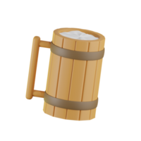 Cerveja santo patrick 3d ilustrações png