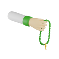 dzikir Ramadhan kareem 3d ilustrações png