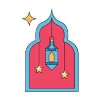 Ornament 1 Eid Al Fitr Color 2D Illustration png