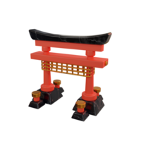 Japans poort Japans cultuur 3d illustraties png