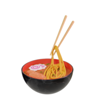 ramen Japonais culture 3d des illustrations png