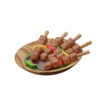 Sate Eid Adha 3D Illustrations png