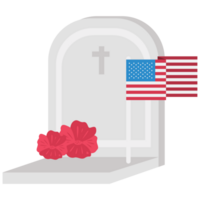 Memorial Memorial Day Color 2D Illustrations png