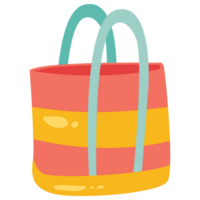 plage sac plage journées Couleur 2d des illustrations png