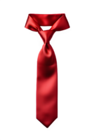 red necktie isolated on transparent background ,red tie isolated png ,generative ai