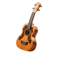 ukulele isolated on transparent background ,mini guitar isolated on transparent background png