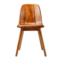 wooden chair furniture isolated on transparent background ,wooden chair isolated clip art ,generative ai png