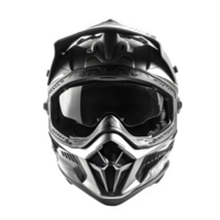 dirt bike helmet isolated on transparent background ,motocross helmet ,generative ai png