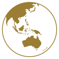 indonesien Karta på de värld Karta klot silhuett, kan använda sig av för ikon, symbol, app, hemsida, piktogram, logotyp typ, konst illustration eller grafisk design element. formatera png