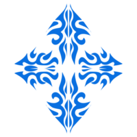 azul cor étnico mandala padrão Projeto ilustração. perfeito para logotipos, ícones, adesivos, tatuagens, Projeto elementos para sites, anúncios e mais. png